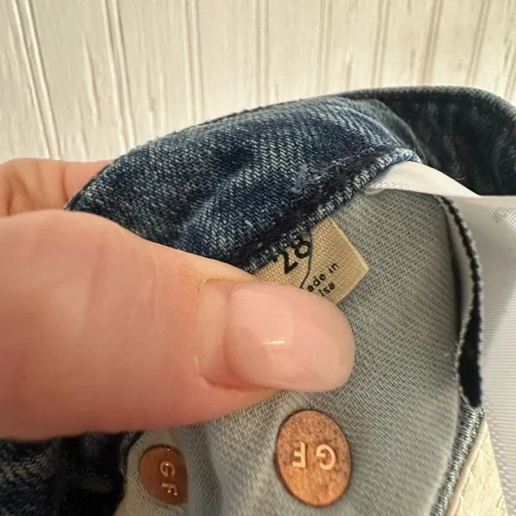 GRLFRND Light Blue High-Rise Wide-Leg Jeans - Picture 9 of 10